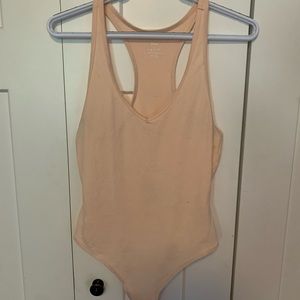 Peach bodysuit